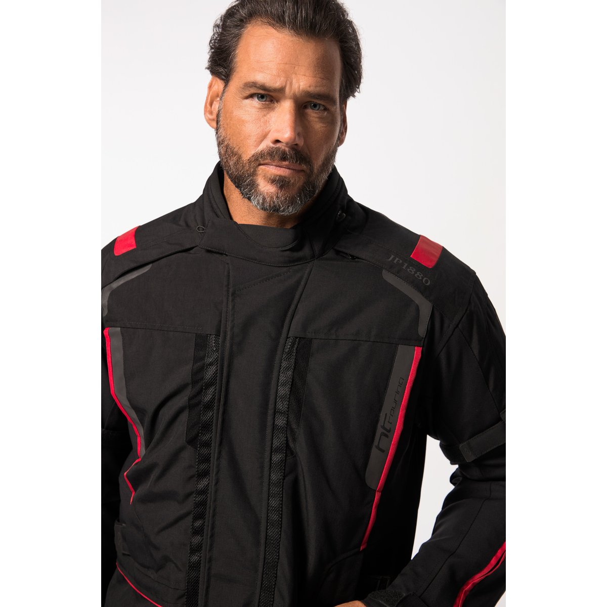 Veste de moto 4-Touring, fonction de membrane noir, JP1880