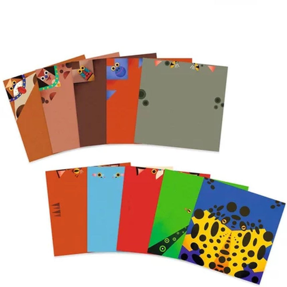 Animaux sauteurs couleur unique, DJECO