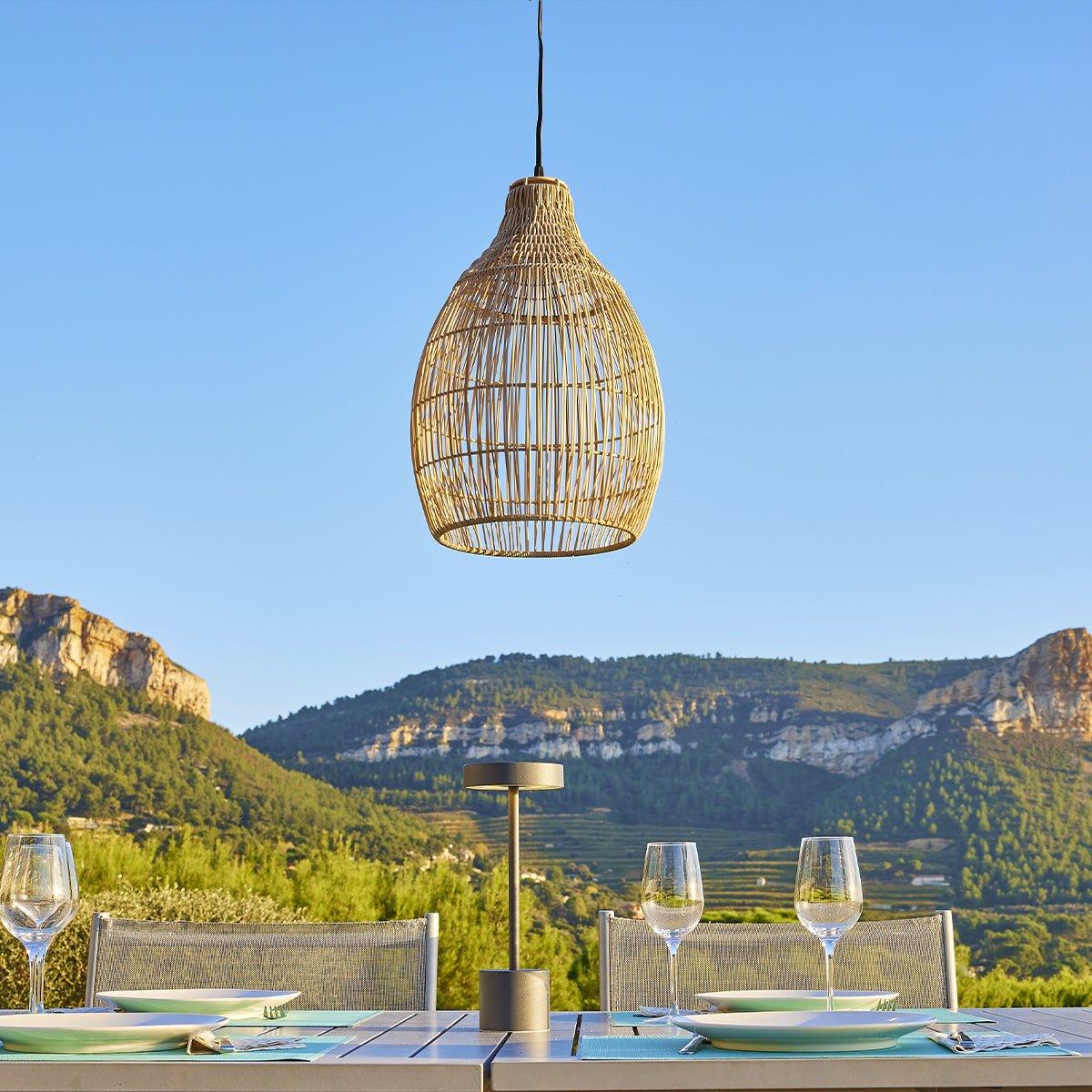 Suspension solaire HOLIDAY beige, LUMISKY