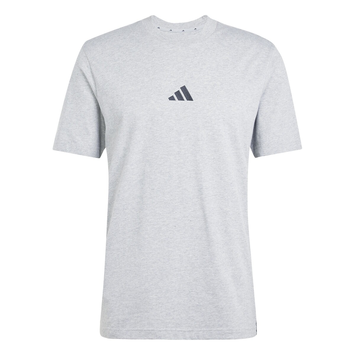 T-shirt manches courtes Essentiel 3 bandes gris chiné, ADIDAS SPORTSWEAR