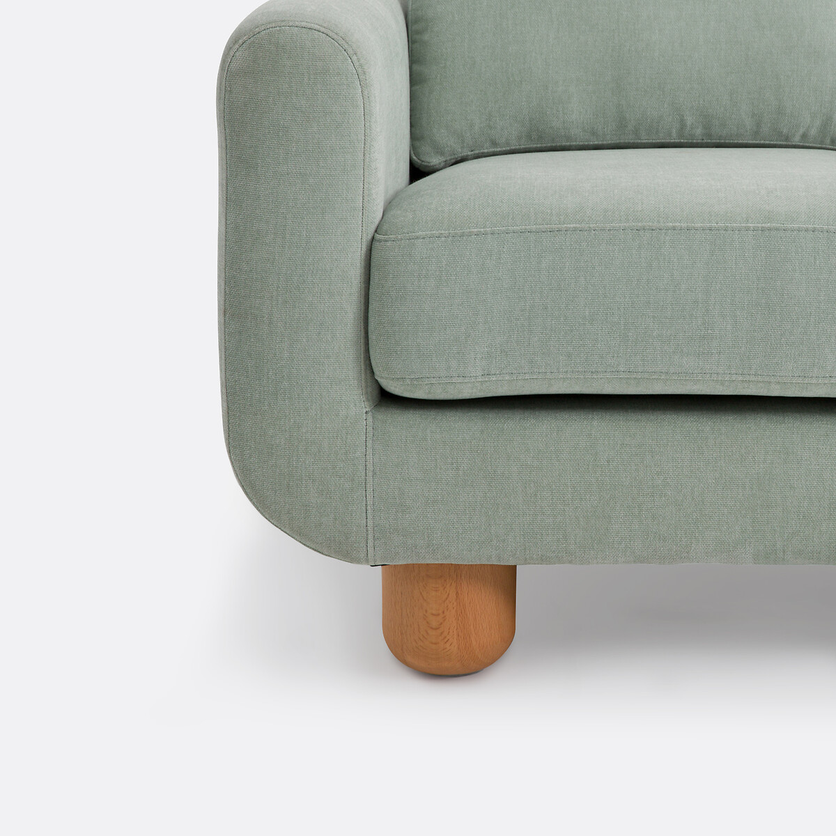 Sofá de terciopelo, Mimiji eucalipto, LA REDOUTE INTERIEURS