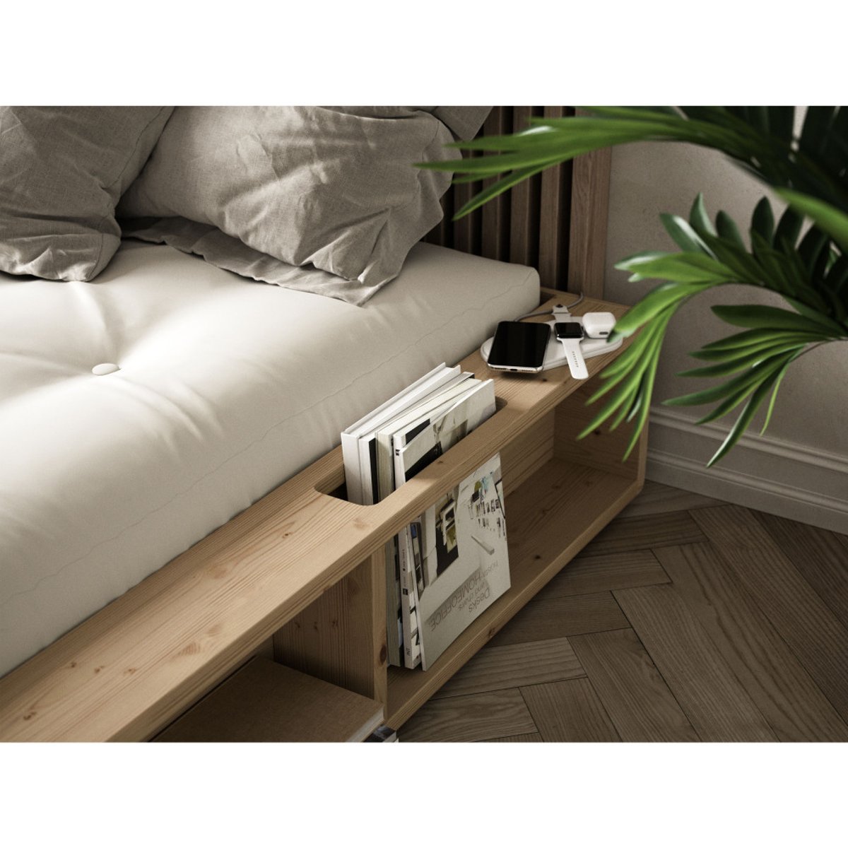 Lit en bois 180x200cm- ZIGGY naturel, KARUP DESIGN