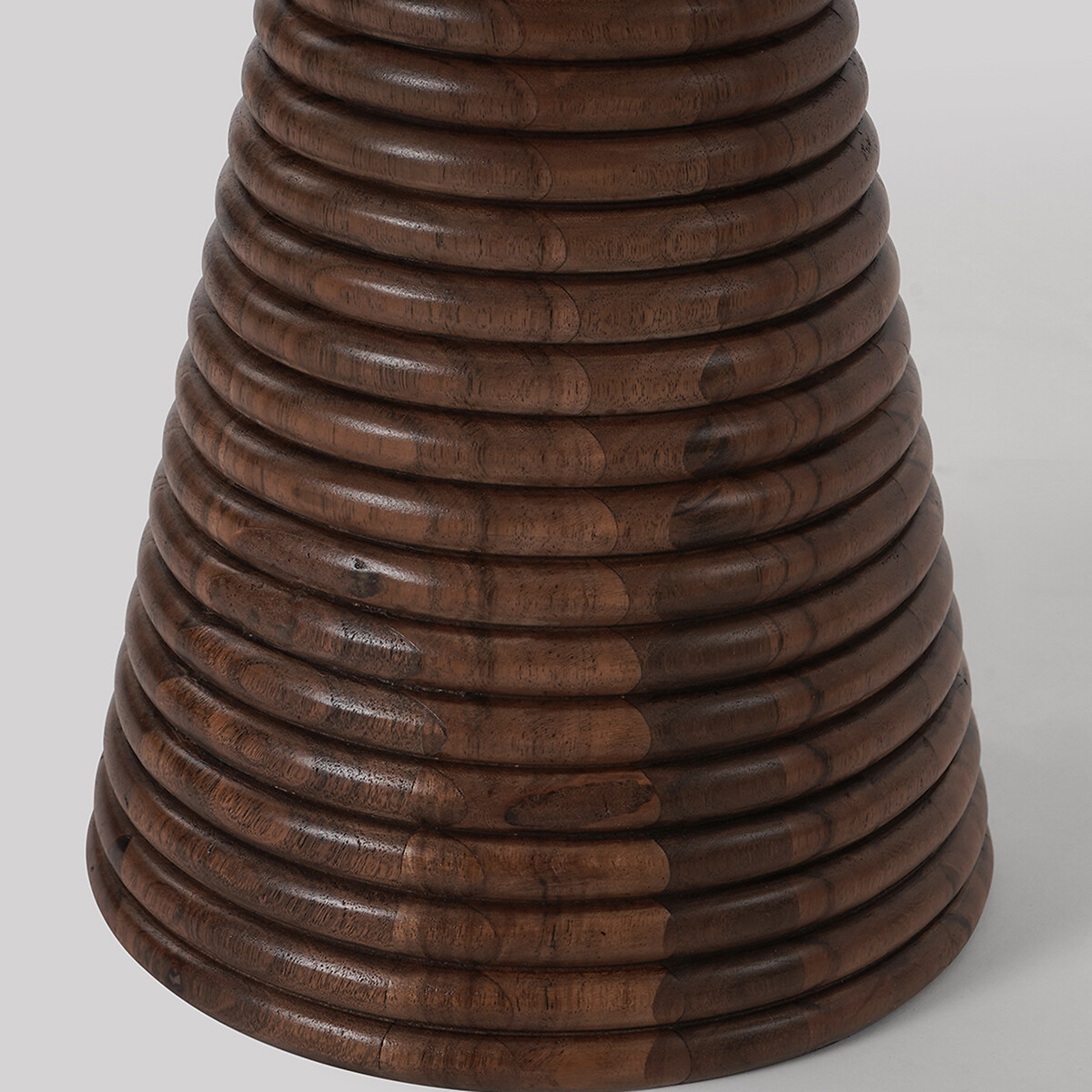 Figura Acacia Wood Side Table dark acacia wood, SWOON