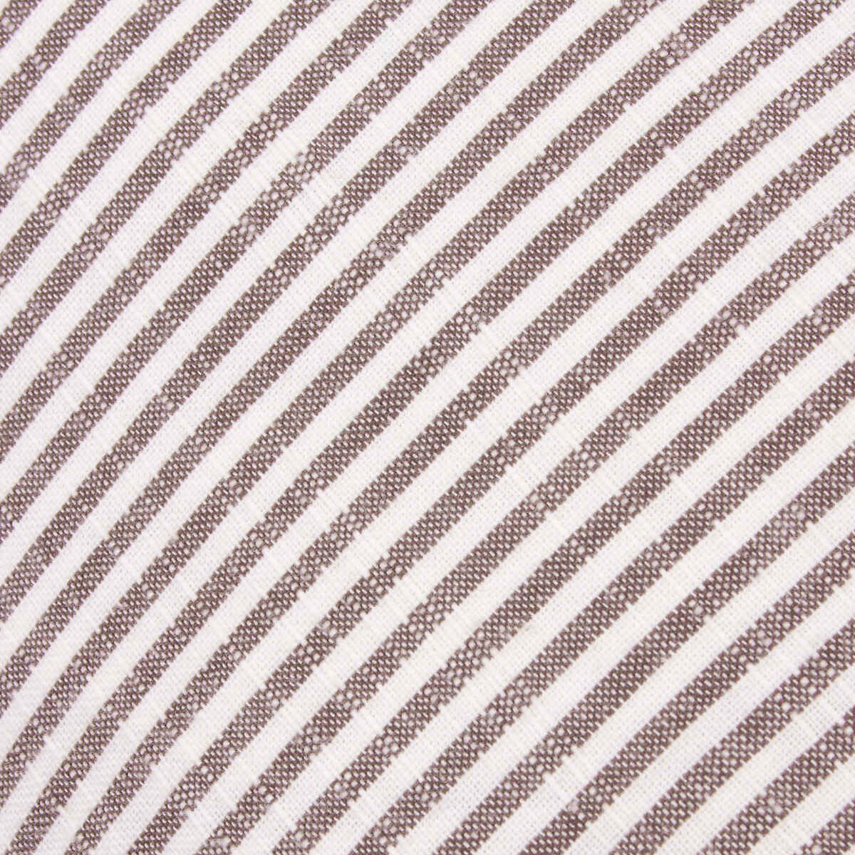 Truro Striped 100% Cotton Filled Cushion chocolate, YARD