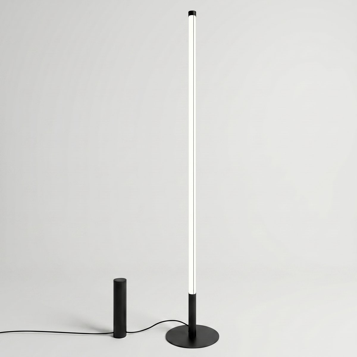 Lampadaire Noir LED 1 Trang noir, EDEN