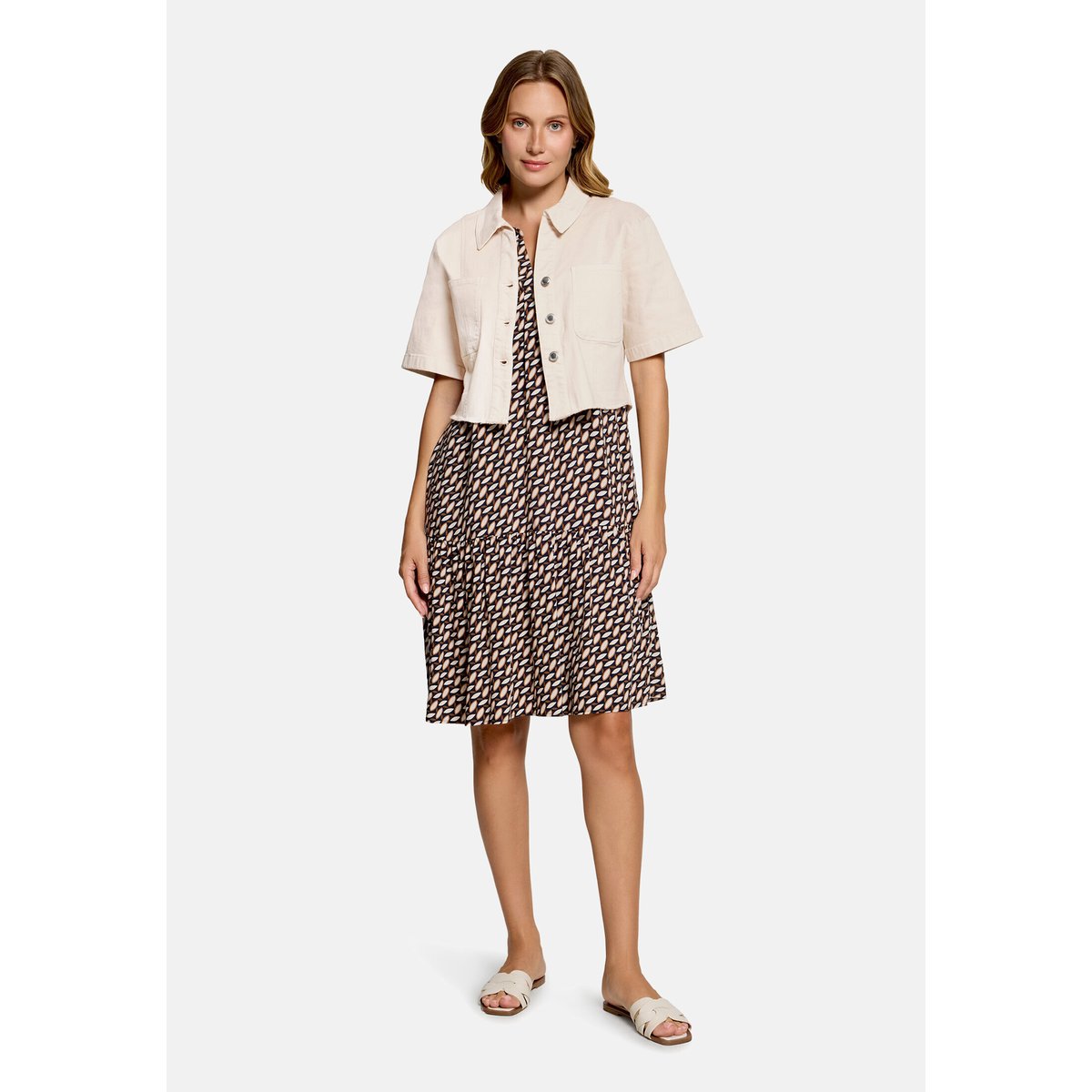 Veste en jean à col gris, BETTY BARCLAY