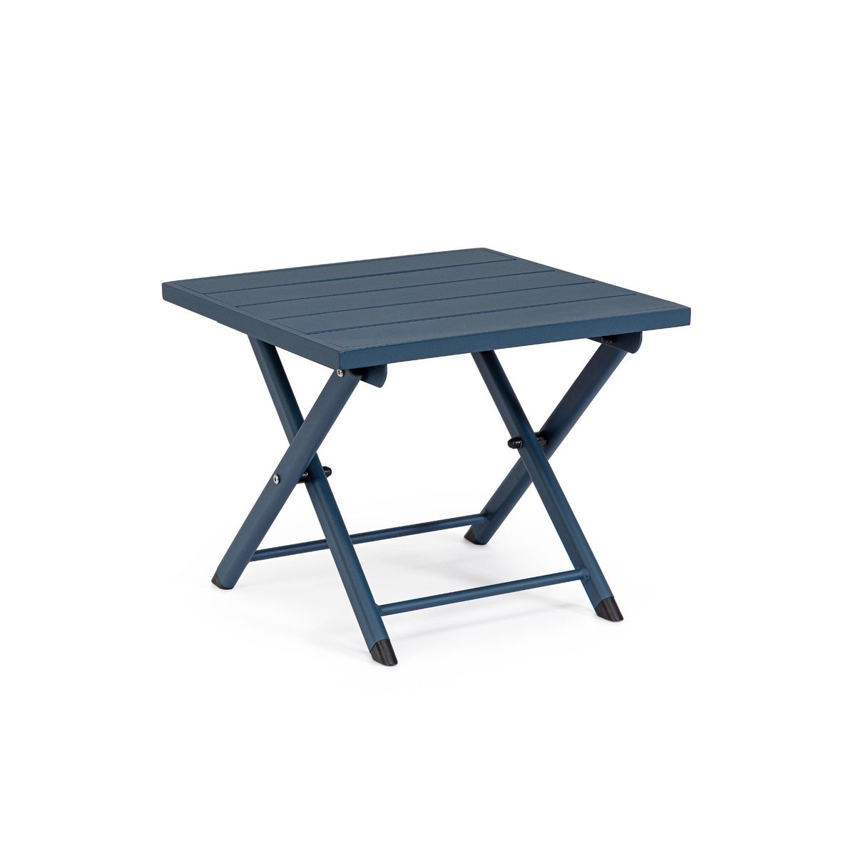 Table basse pliante de jardin en aluminium L44 - CABOURG bleu marine, HELLIN, DEPUIS 1862