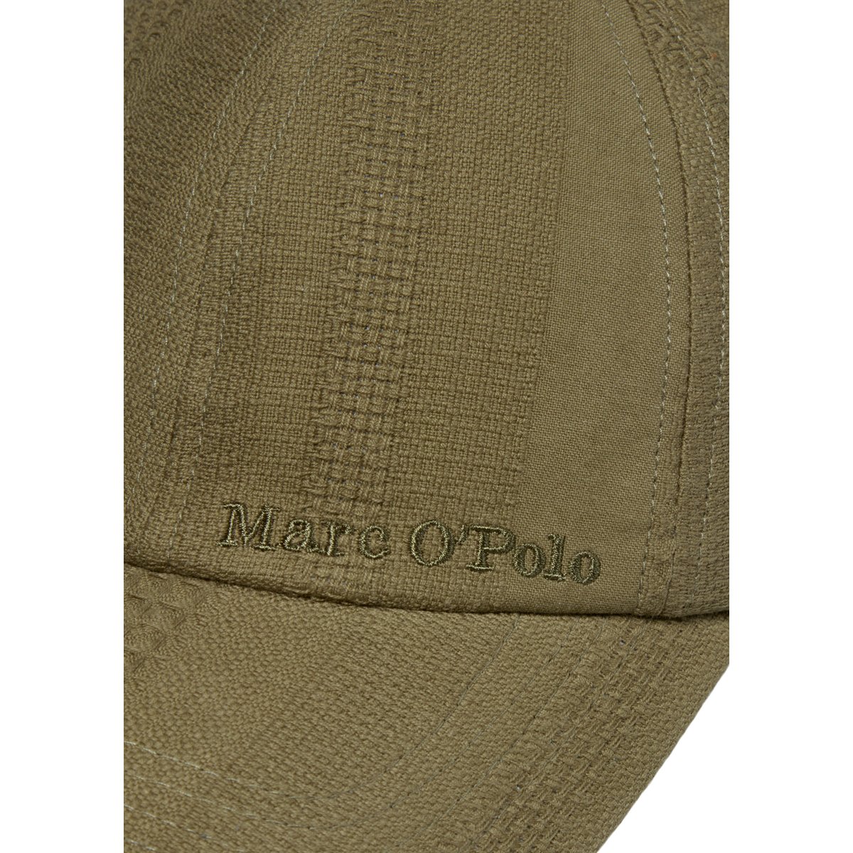 Cap avec mélange de structures jacquard vert foncé, MARC O'POLO