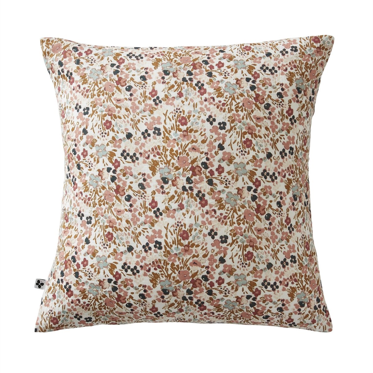 Taie d'oreiller gaze coton Capucine bleu nuit, EDEN