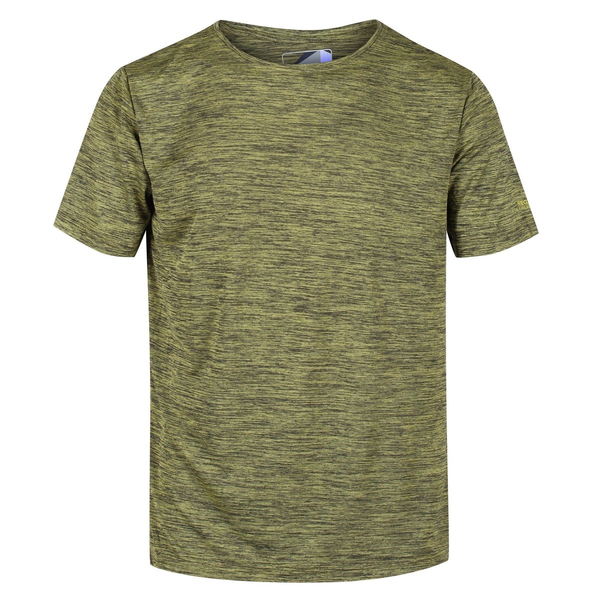T-shirt manches courtes FINGAL EDITION jaune chiné, REGATTA