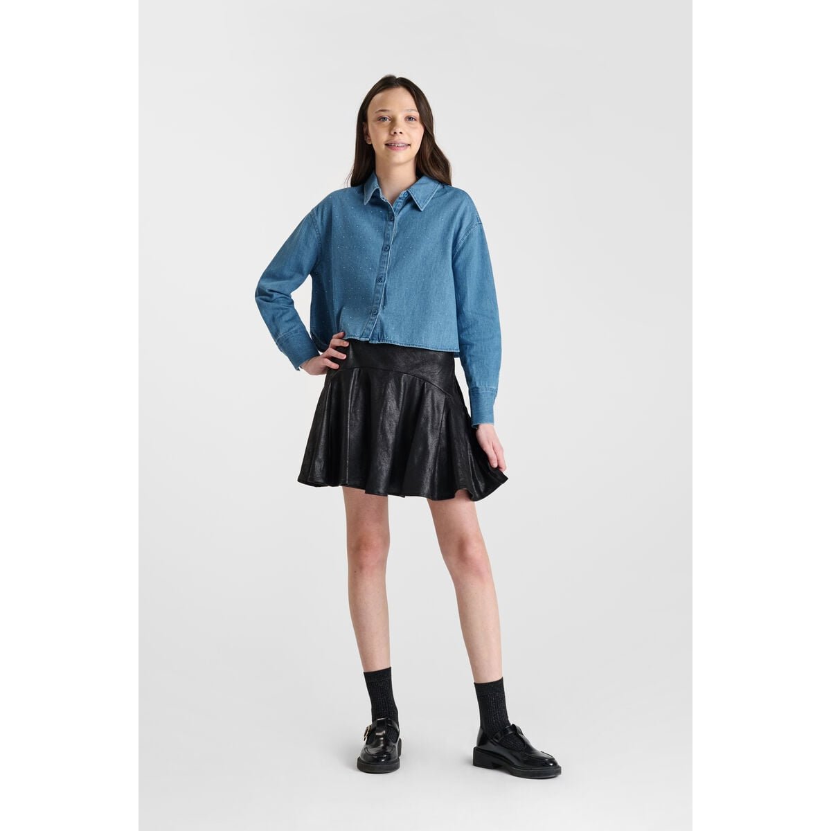 Chemise en jeans ALBERTAG chambray blue, LE TEMPS DES CERISES