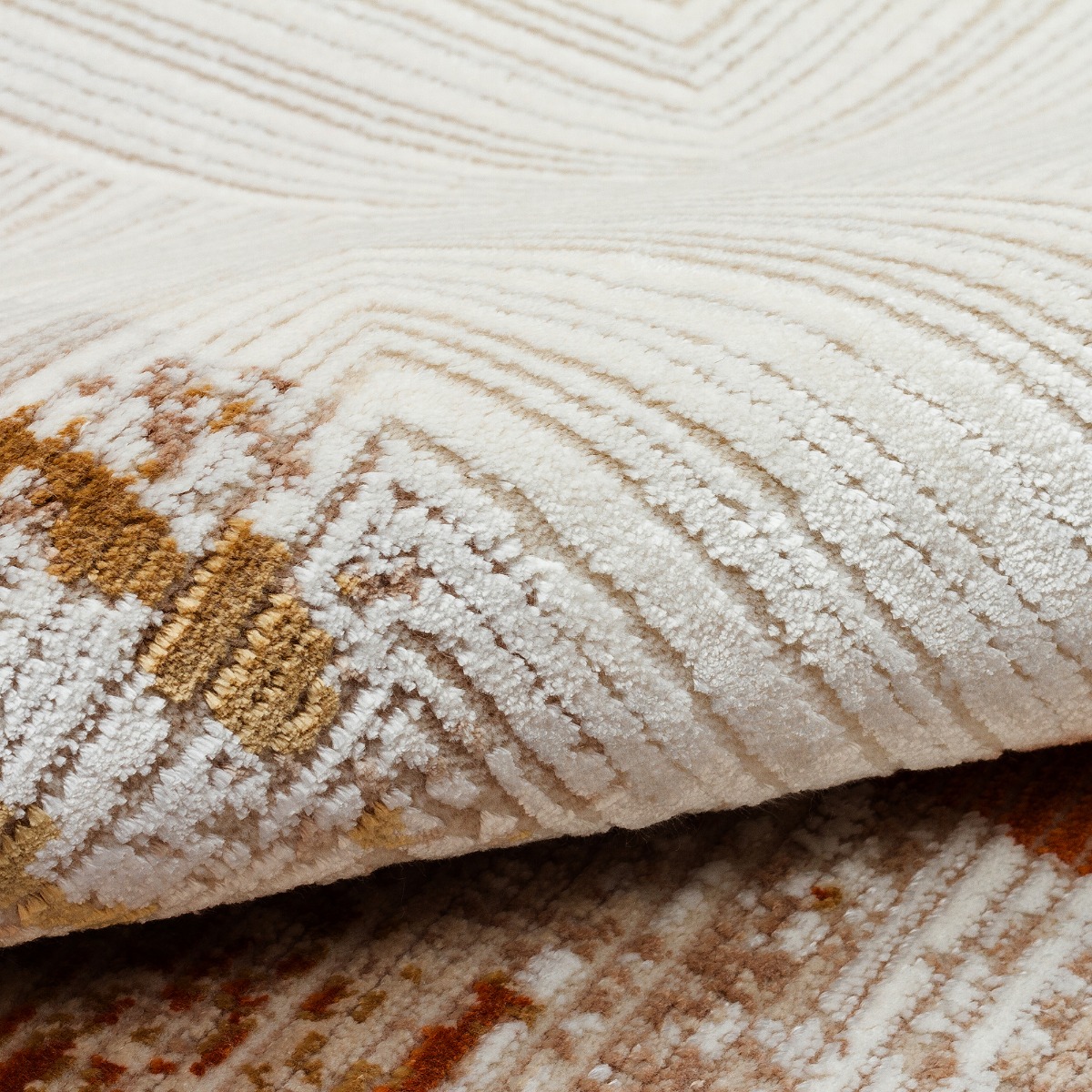 Tapis moderne abstrait /terra MIRAGE beige, terra, THE DECO FACTORY