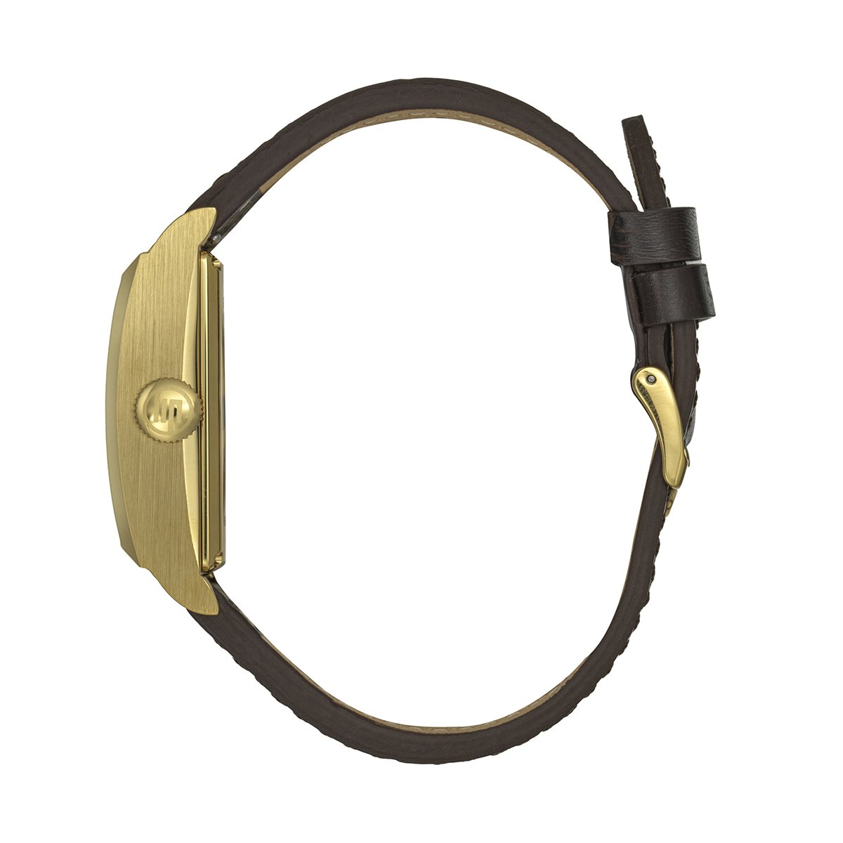 Montre Analogique CHURCHILL doré argenté marron, LIP