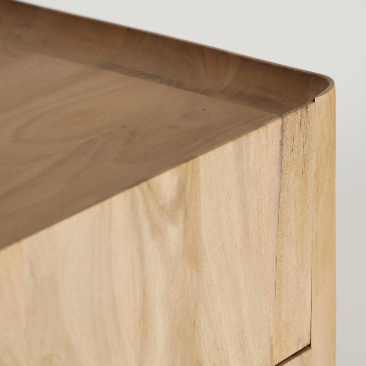 Commode en bois de manguier alassio bois clair et noir, RECOLLECTION