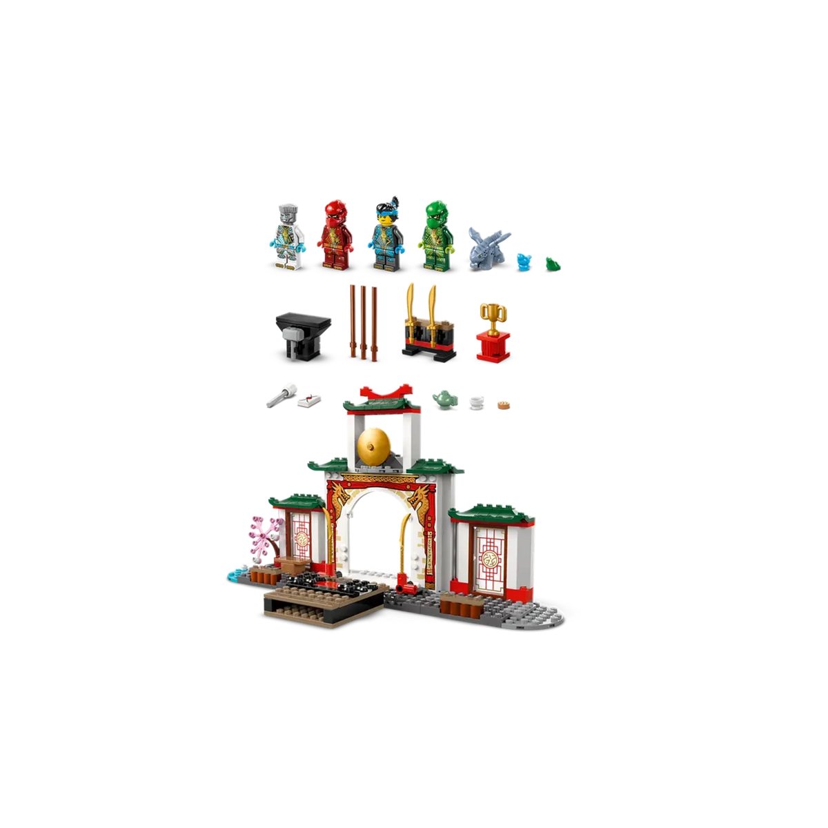LEGO NINJAGO - Le temple de Spinjitzu des ninjas - 71831 multicolore, LEGO