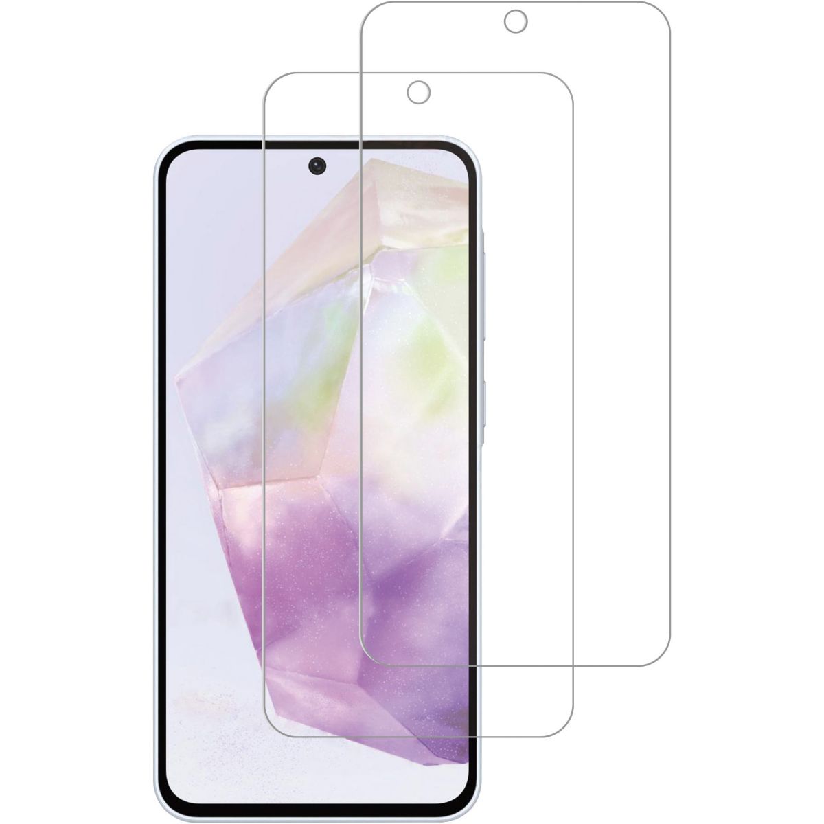 Protège écran Samsung Galaxy A37/A36/A56/S24FE Verre couleur unique, ESSENTIEL B