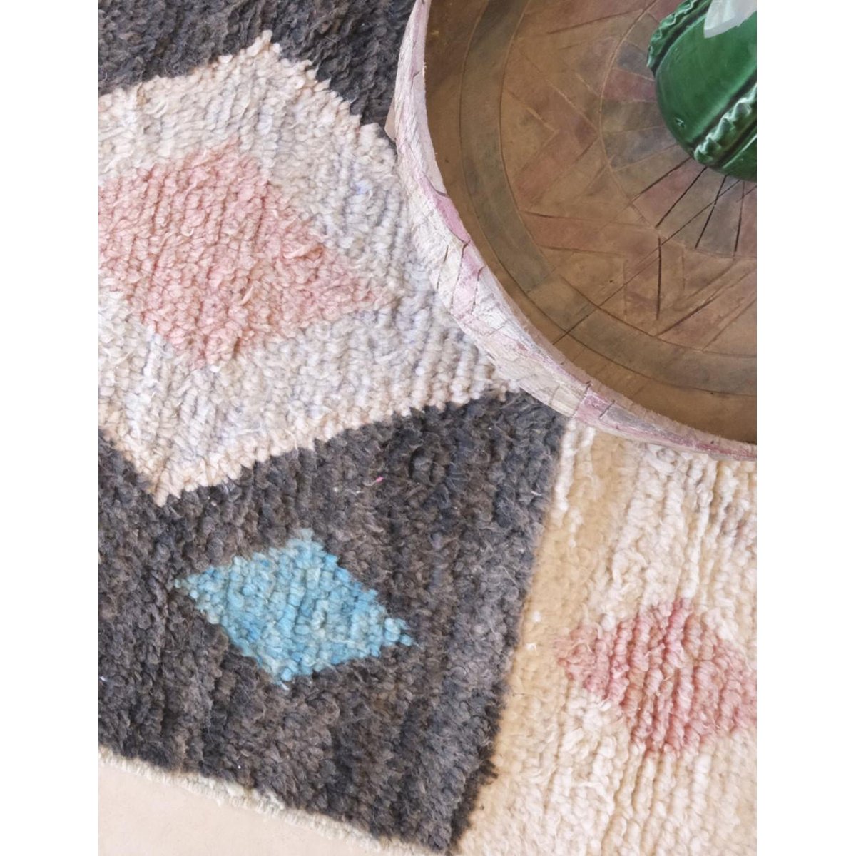 Tapis de couloir berbère Boujaad coloré 89 x 492 cm palette colorée, AFK LIVING