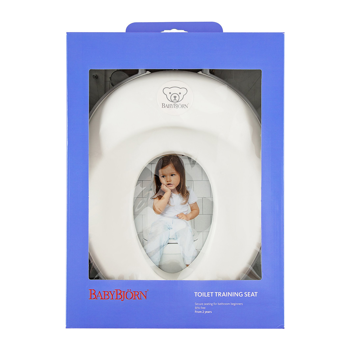 Réducteur de toilette blanc + noir, BABYBJORN