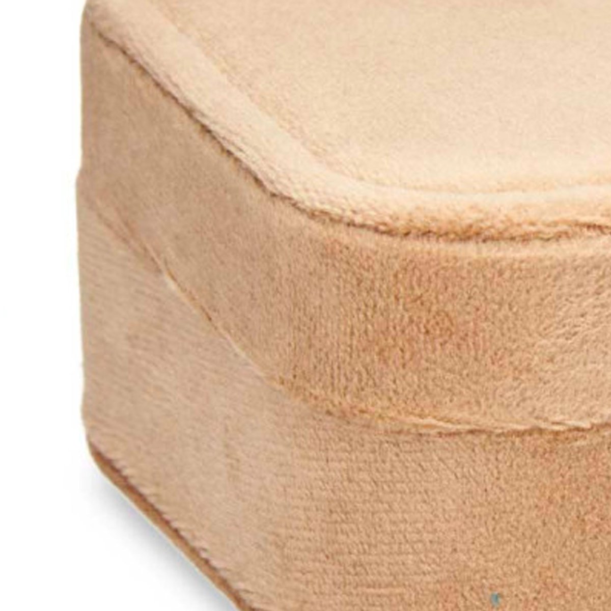 Boîte à bijoux de voyage velours beige 11.5x16.5x6cm beige, WADIGA