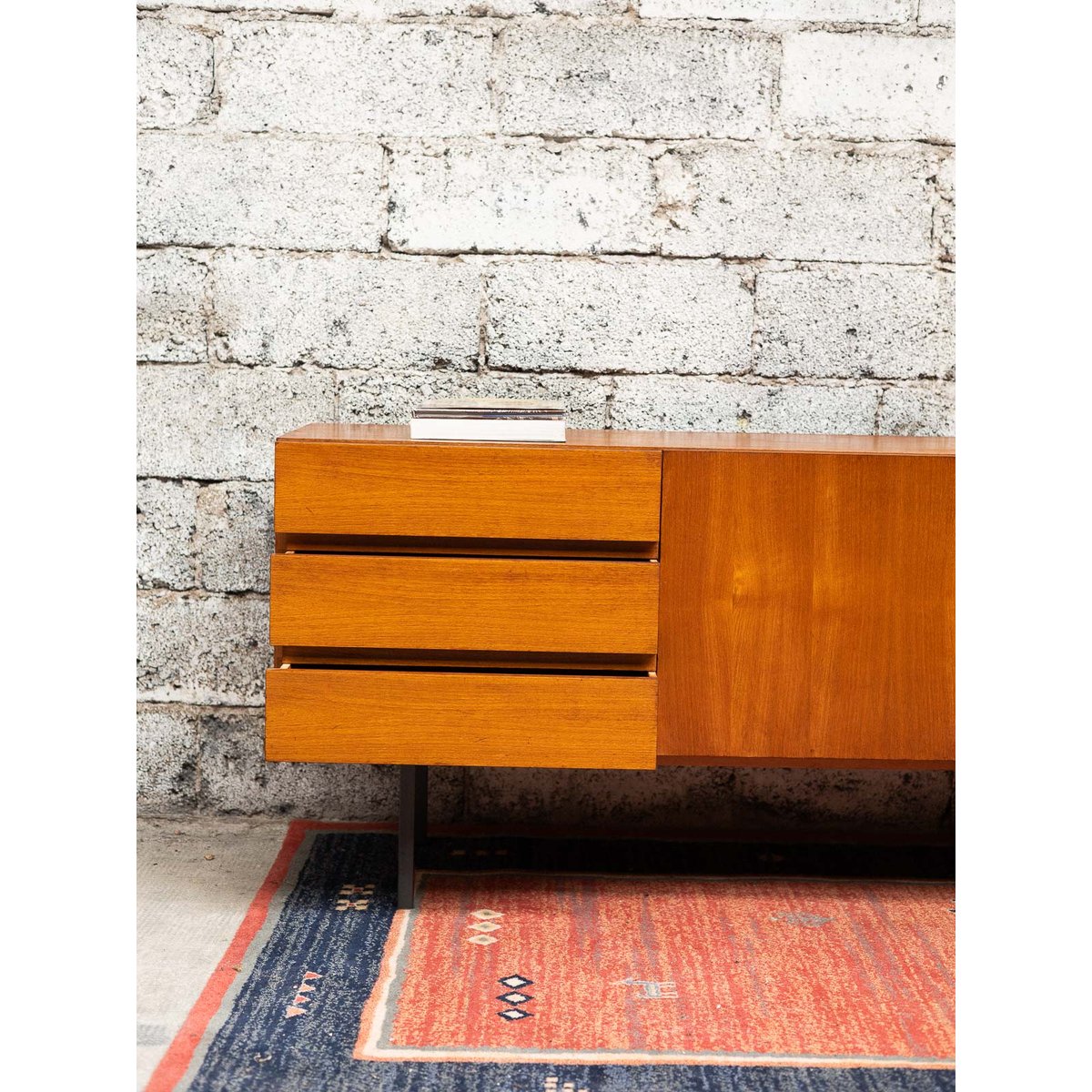 Grande enfilade scandinave Margaret N°474 - Bon état marron, DEBONGOUT