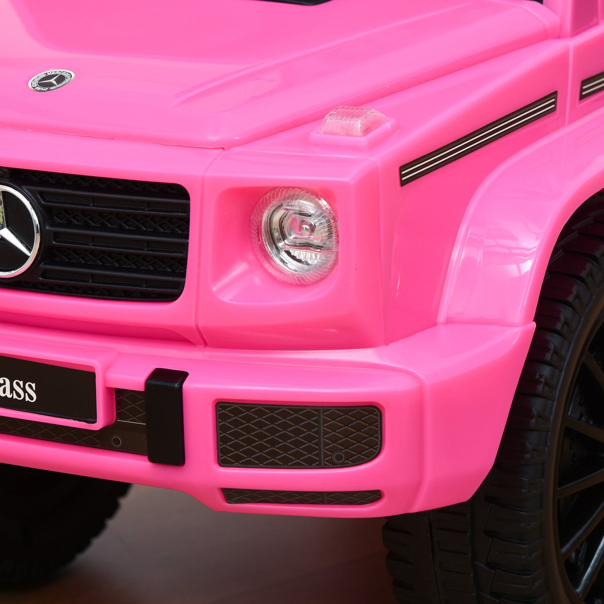 Voiture à glissière pour enfants PP Rose rose, HOMCOM