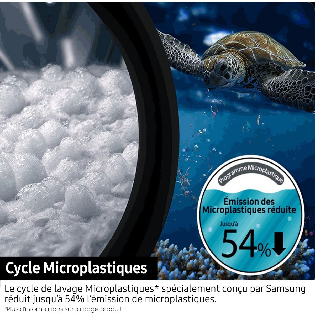 Lave linge hublot WF20DG8650BW blanc, SAMSUNG