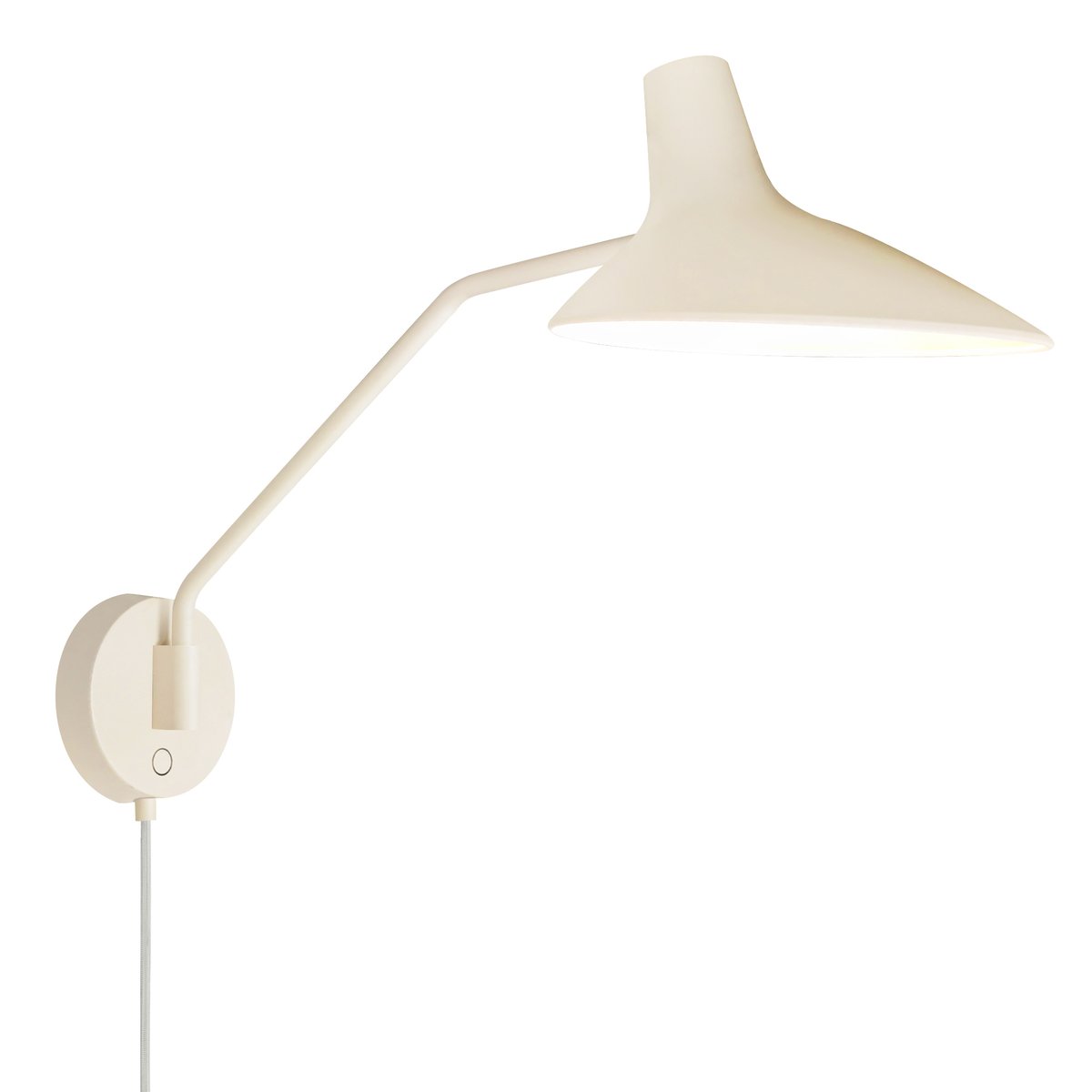 Applique et lampe de chevet design industriel en métal, DARCI sablé, DESIGN FOR THE PEOPLE