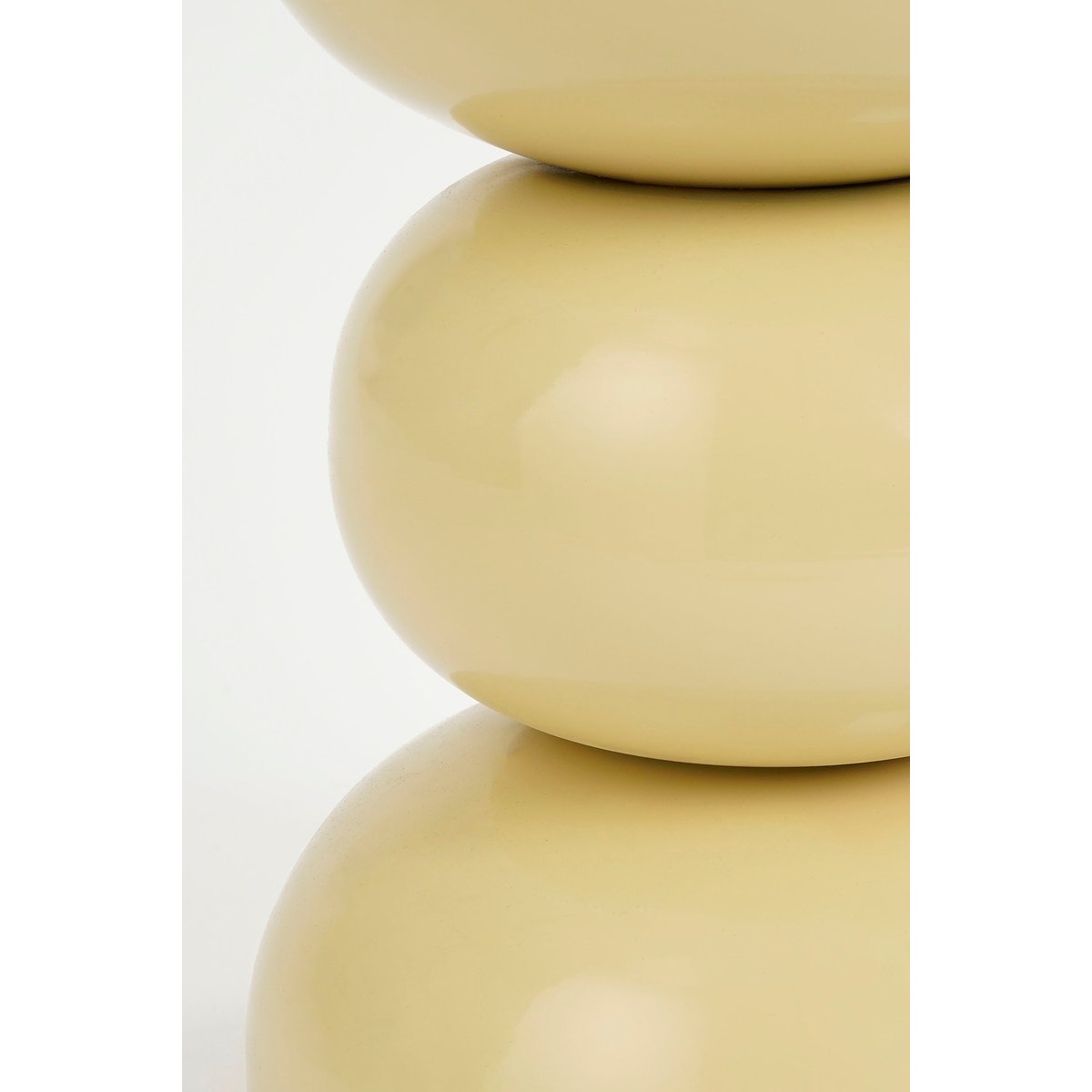 Table d'appoint LUNA beige, MICA DECORATIONS