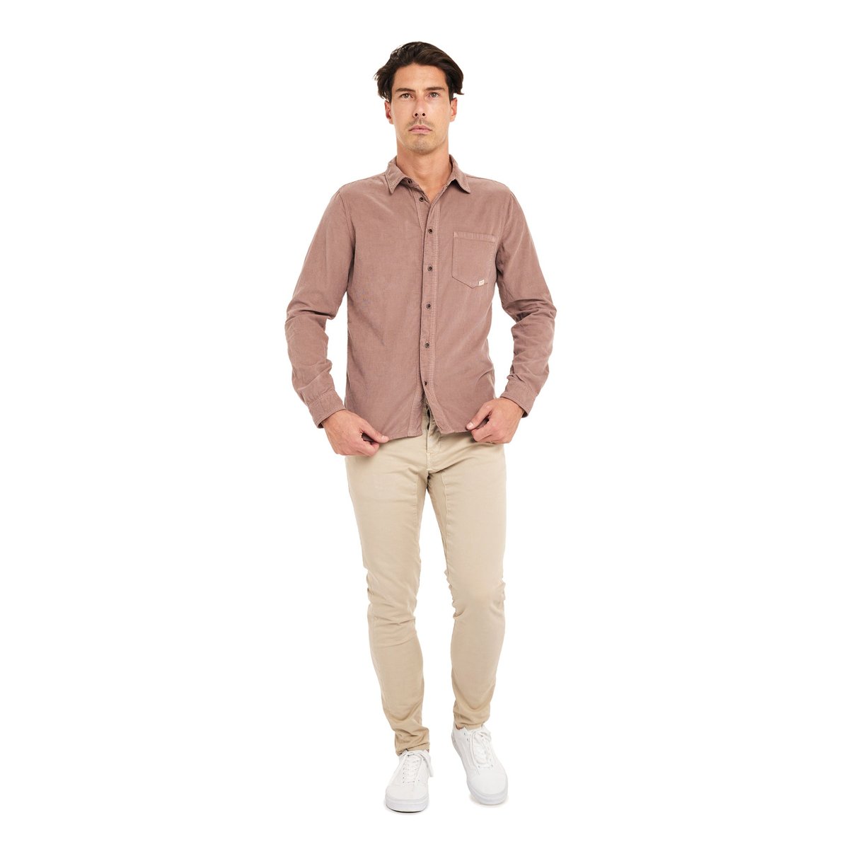 CHEMISE VELOURS MAUVE purple, PULLIN