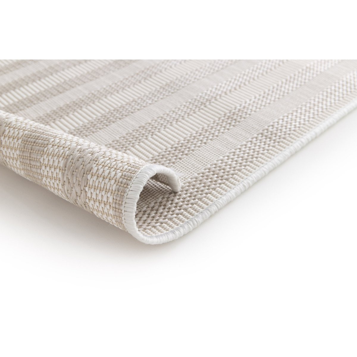 Tapis design intérieur extérieur ONDINE beige sable, AFK LIVING