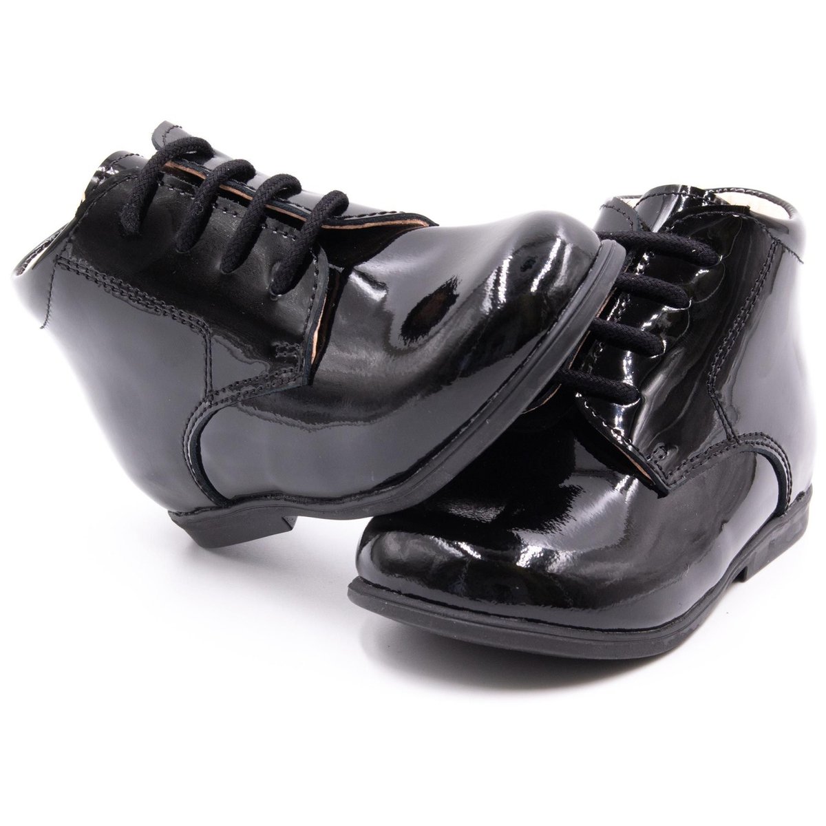 Boni Baby - chaussure bebe vernis vernis noir, BONI&SIDONIE