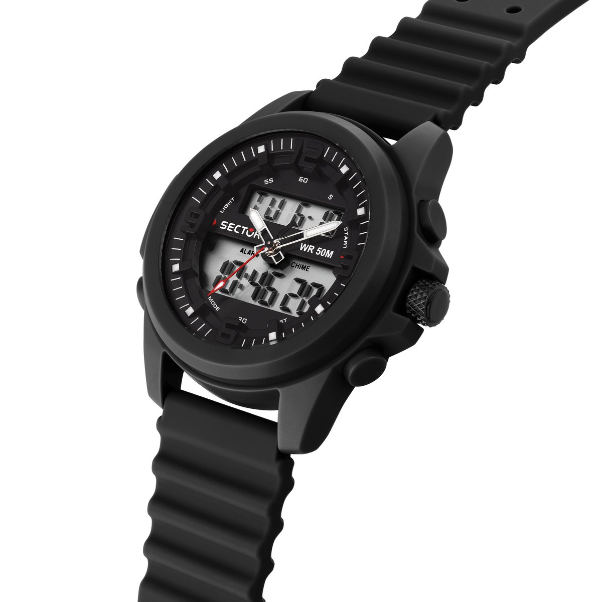 Montre digitale EX-48 noir, SECTOR NO LIMITS
