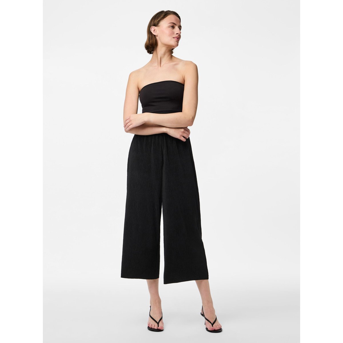 Jupe-Culotte noir - black, PIECES