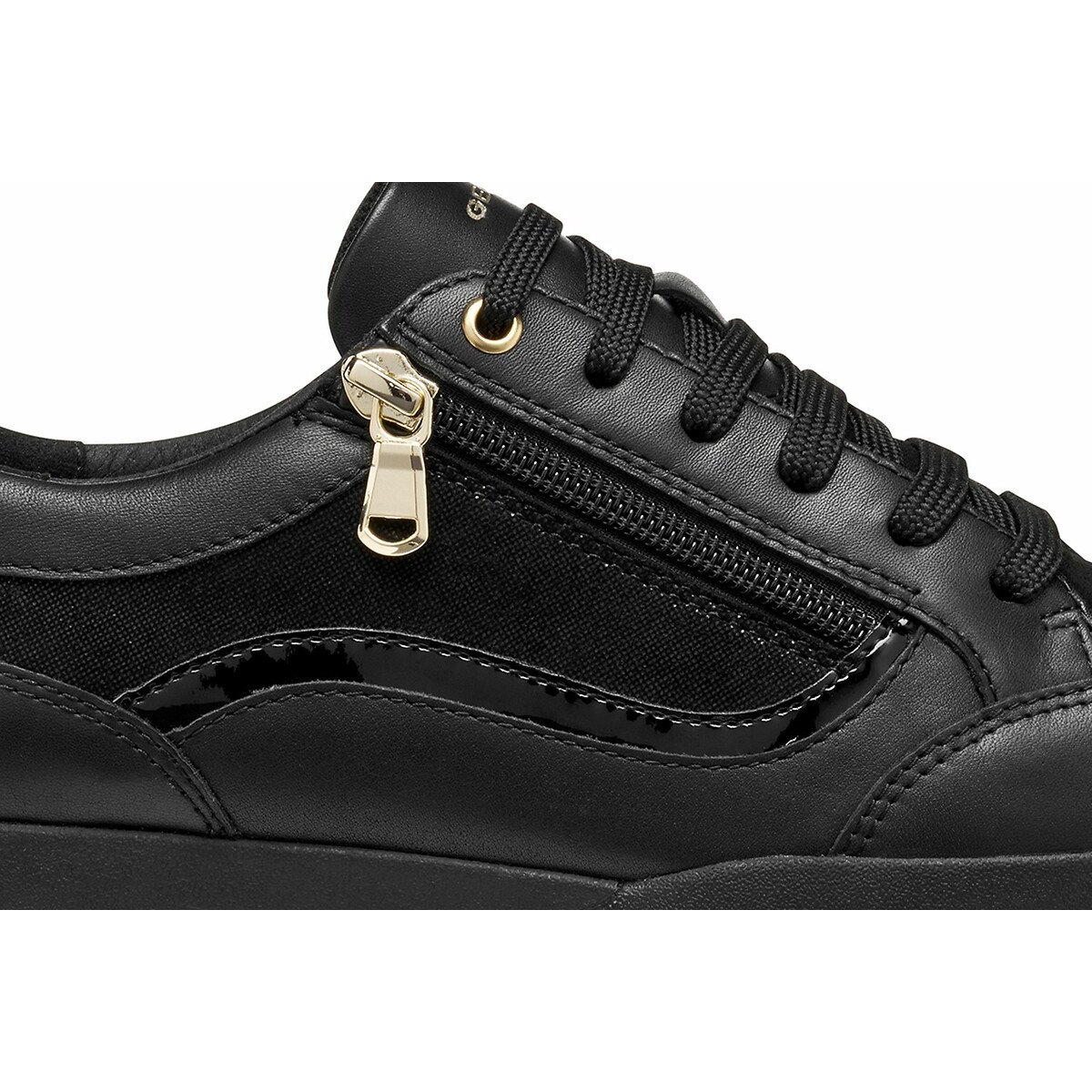 Myria Zip-Up Trainers black, GEOX