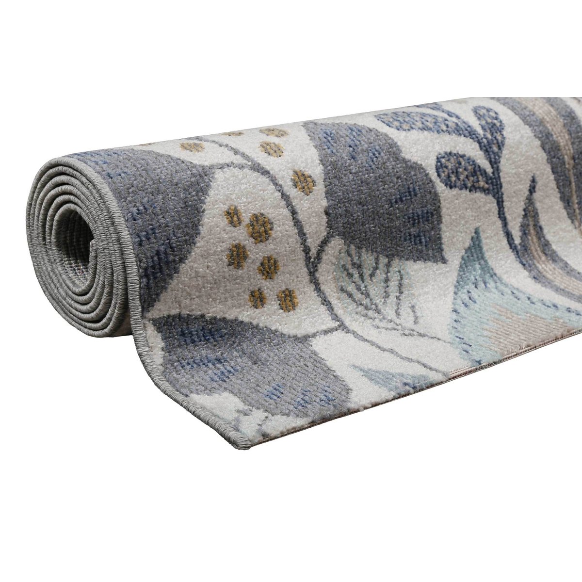 Tapis intérieur extérieur motif floral , Lilly bleu, ESPRIT