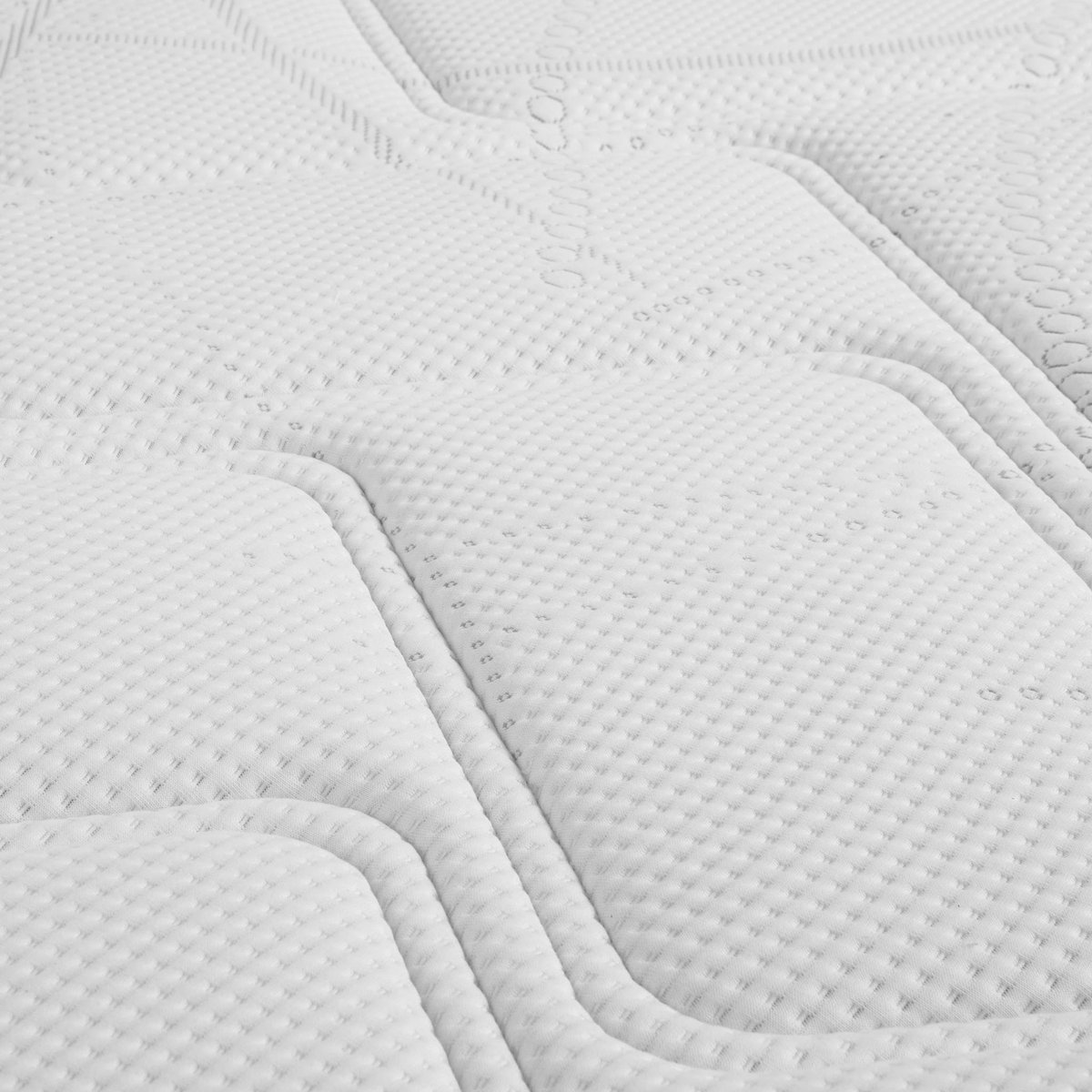 Matelas ressorts et mémoire de forme Rêve 500 blanc, SOMEO