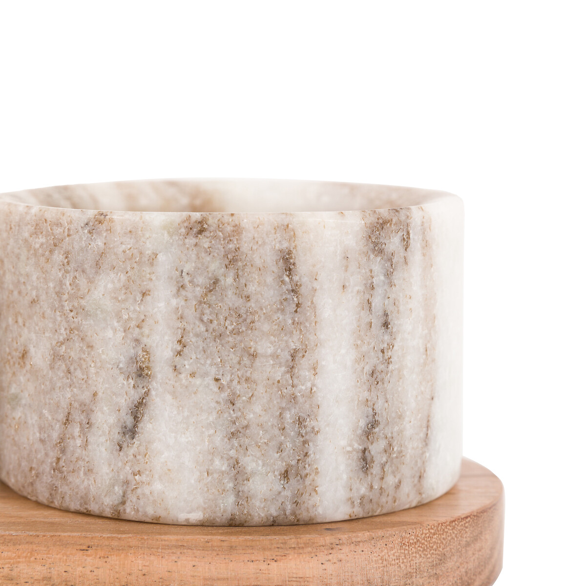 Novi Spoon and Pinch Pot in Beige Marble natural, SO'HOME