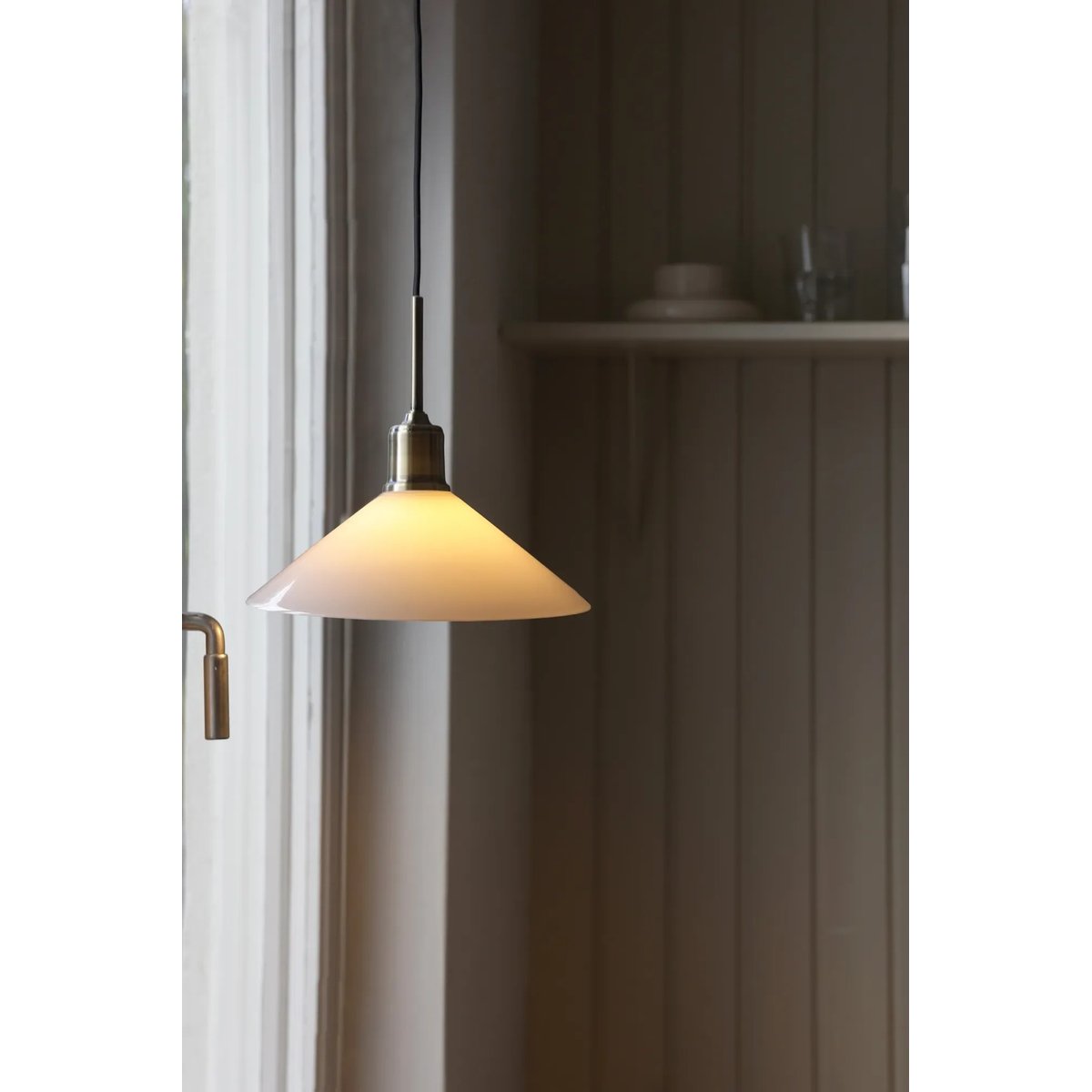 Suspension en verre VELA blanc, MARKSLOJD