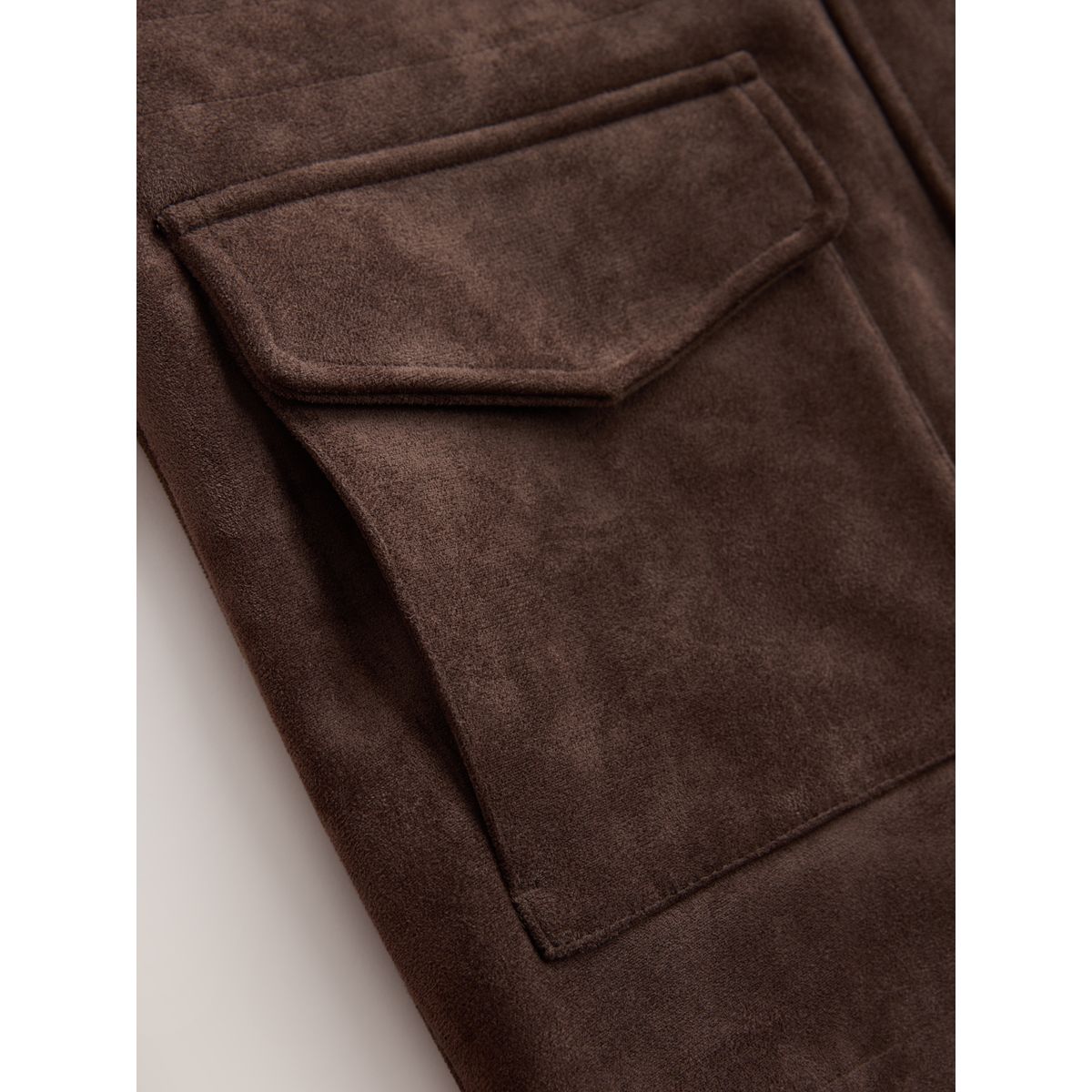 Veste cintrée en imitation daim marron chocolat, NEXT