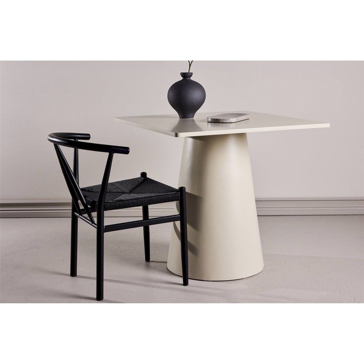 Table de repas carrée collection CALYONE mokka, RECOLLECTION