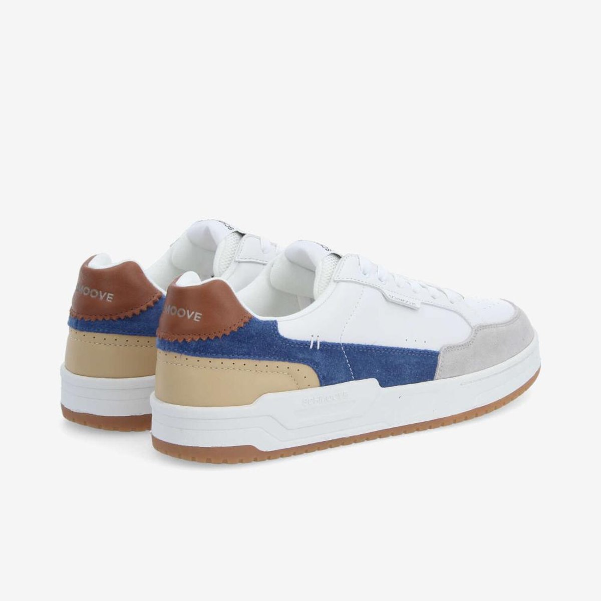 Sneakers BROOKLYN PREPPY blanc, SCHMOOVE