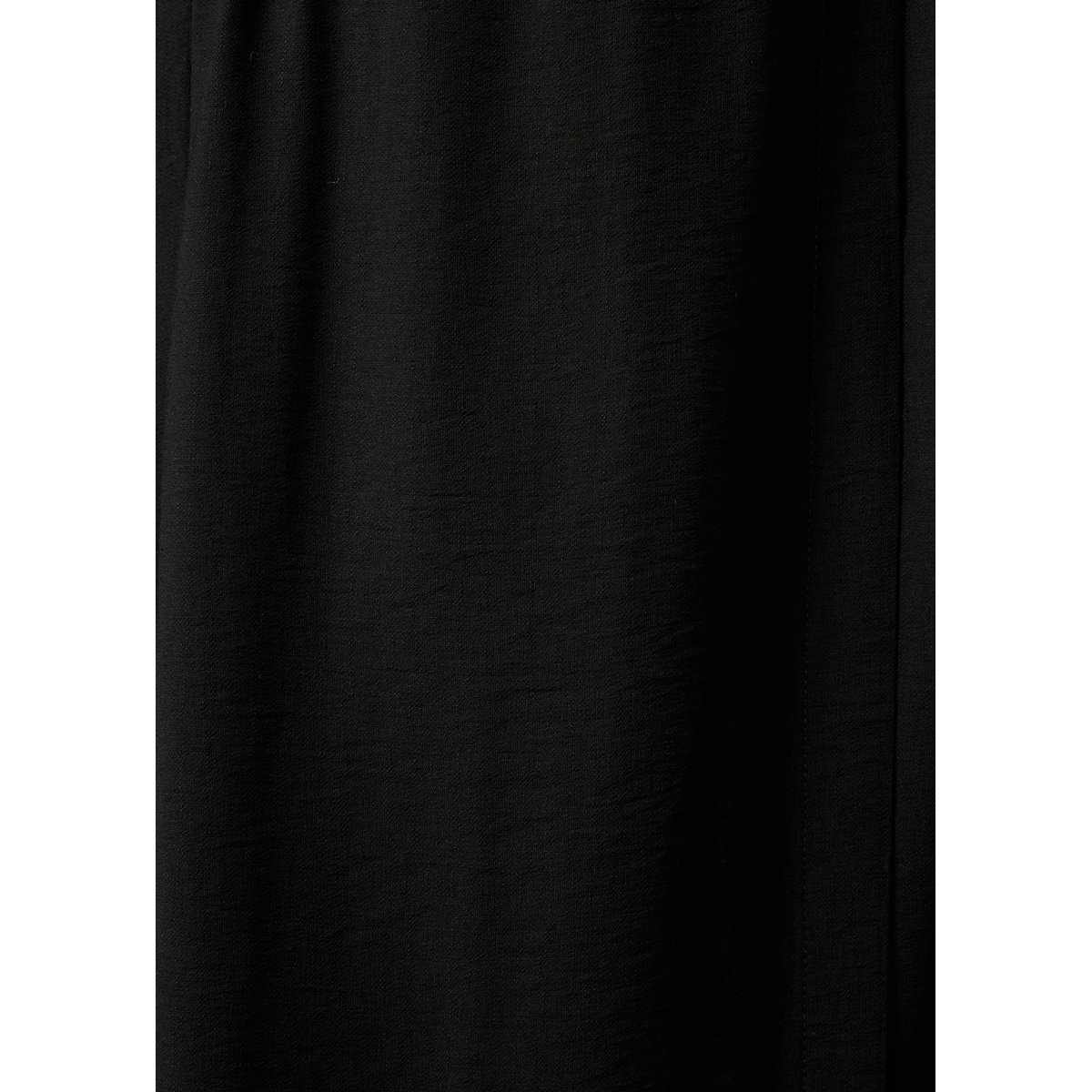 Robe longue cintrée cache-cœur noir, LA FEE MARABOUTEE