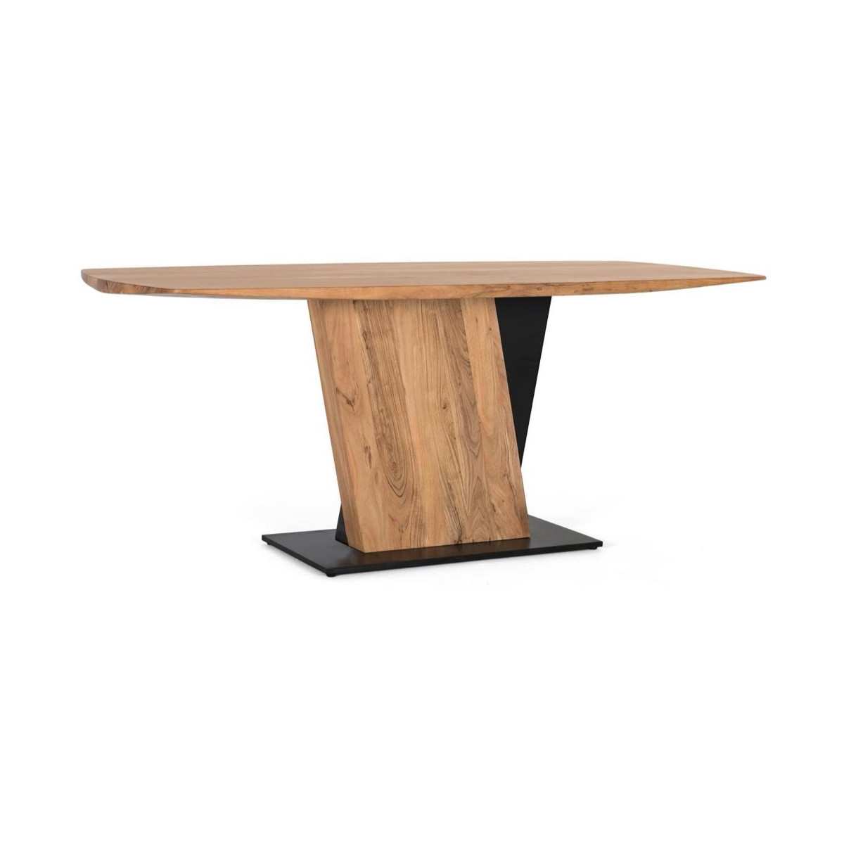 Table à manger Bois Marron marron, DECORATION D’AUTREFOIS