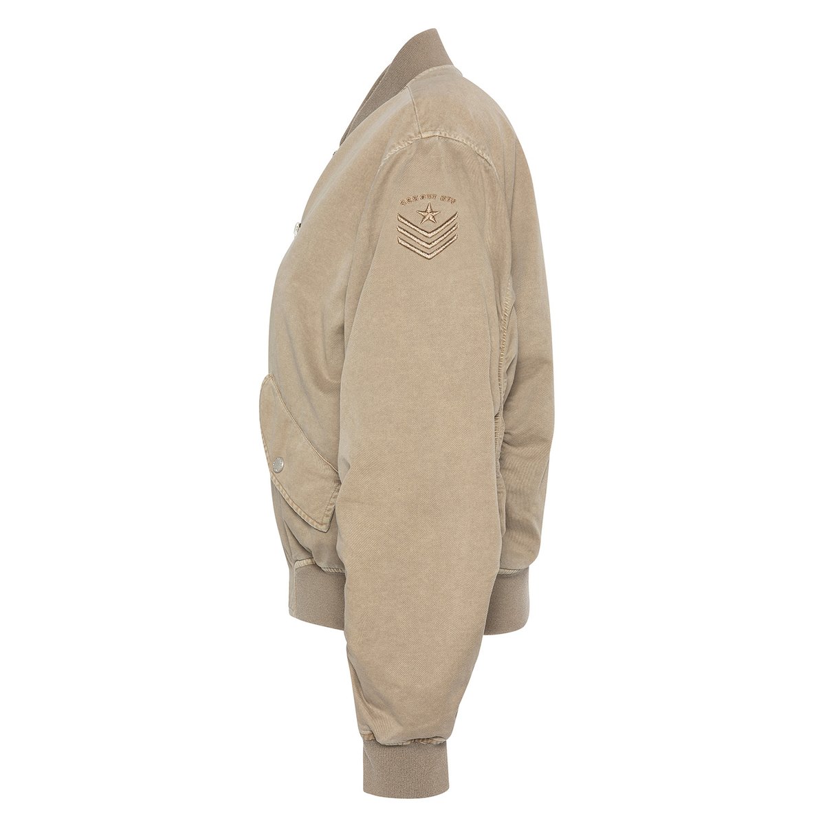 Bomber surteint type MA-1 taupe, SCHOTT