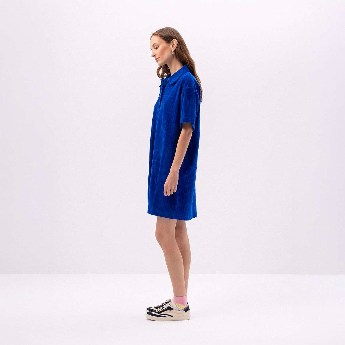 Robe en coton organique PEIO saphir, BENSIMON