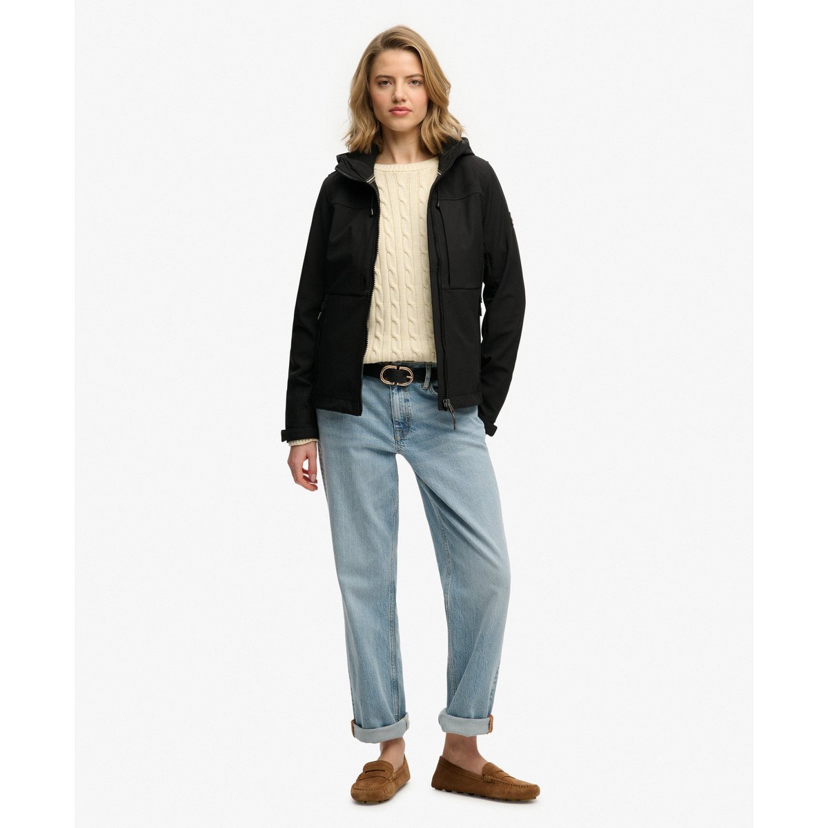 Veste Trekker Classic à Capuche météorite noir, SUPERDRY