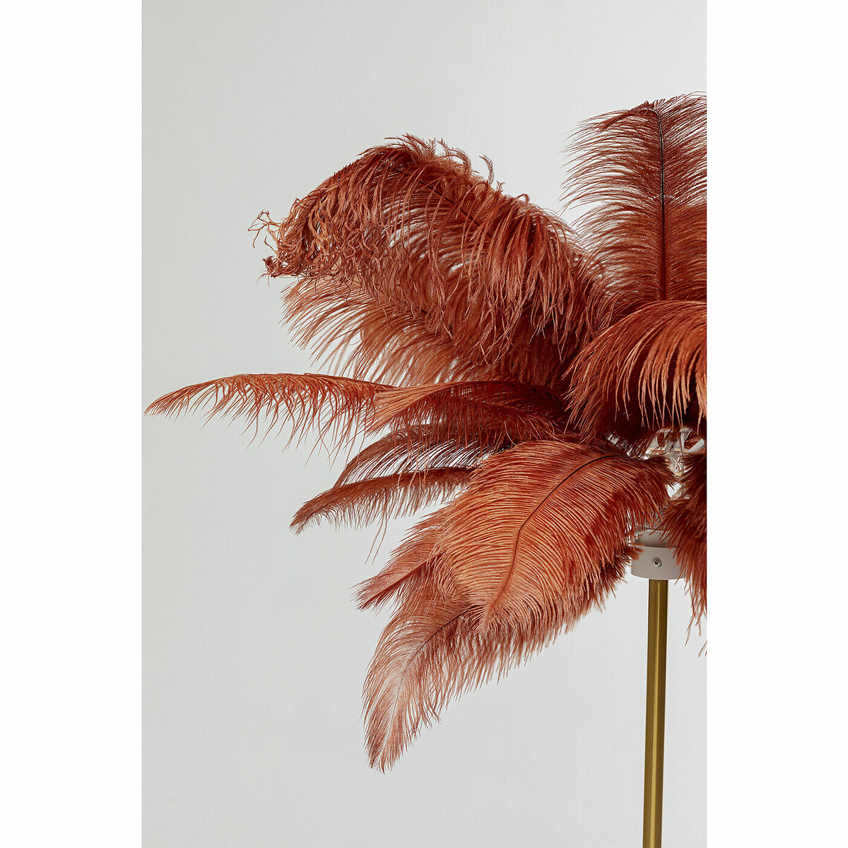 Stehleuchte Feather Palm Rusty Red 165cm rot, KARE DESIGN