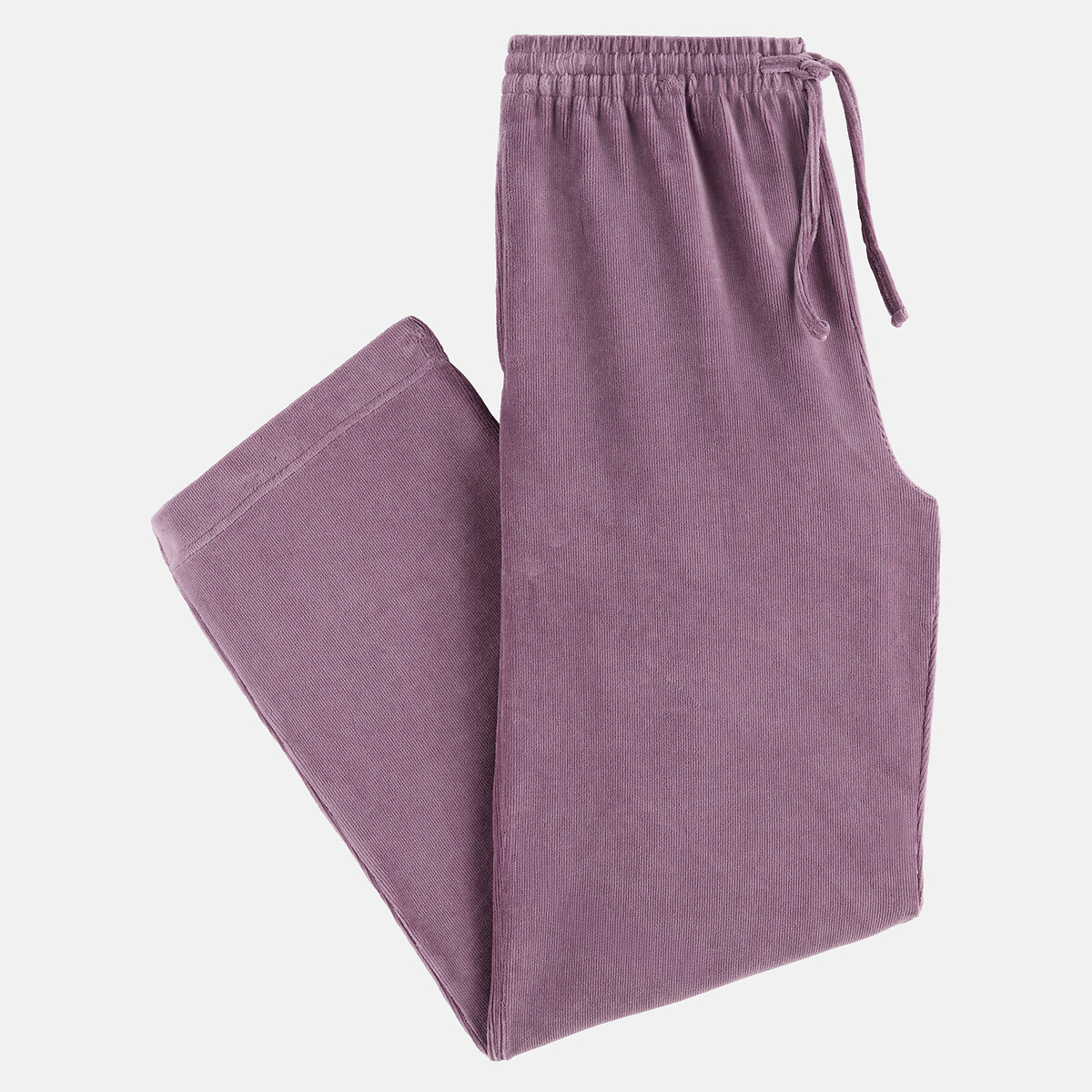Pantalones de pijama de terciopelo higo, LA REDOUTE COLLECTIONS