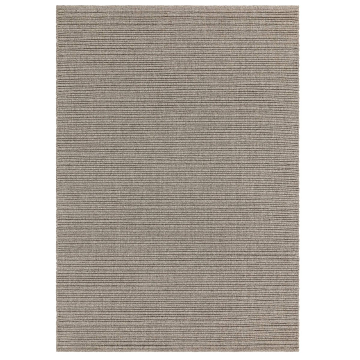 Tapis de salon en laine tissé plat TORRENTO gris, NOVATREND
