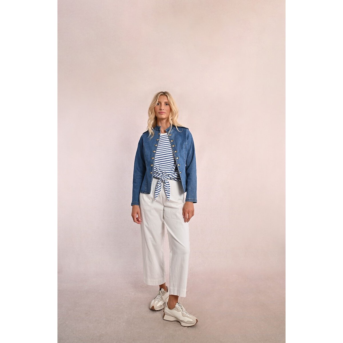Denim Officer Jacket blue denim, MOLLY BRACKEN